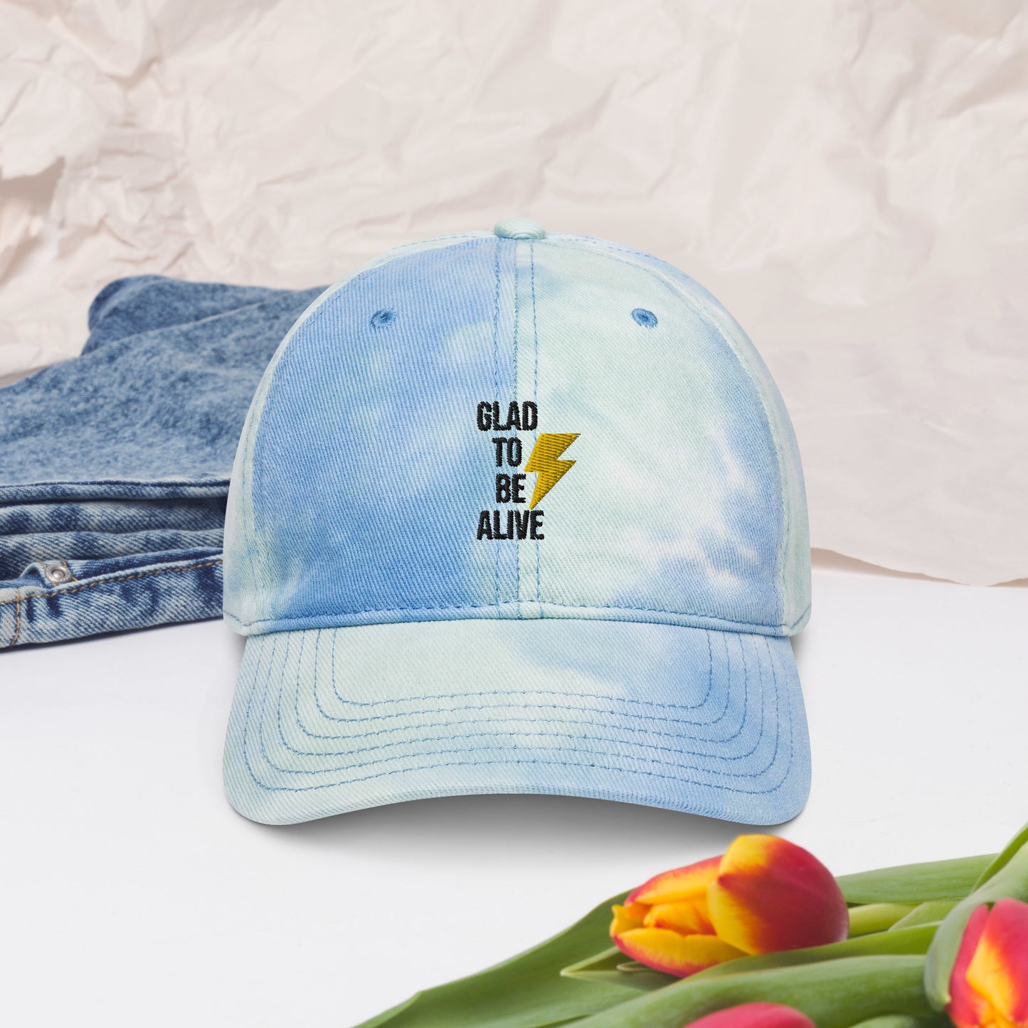 Glad To Be Alive (Tie dye hat)